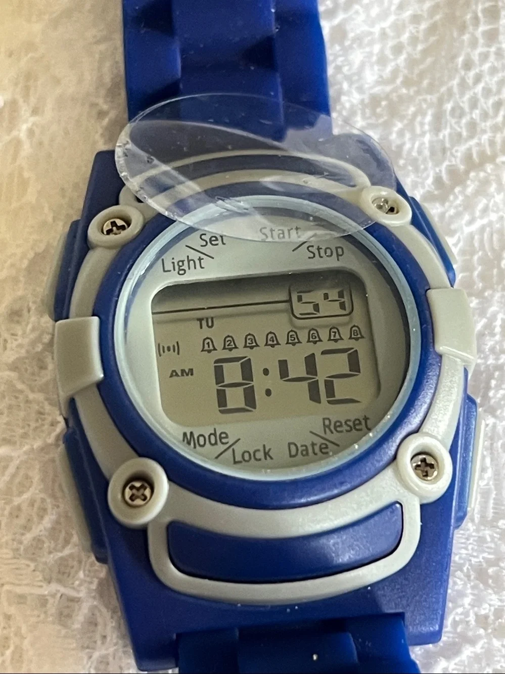 TICCI Children's Blue Digital Sport Watch with Silicone Strap